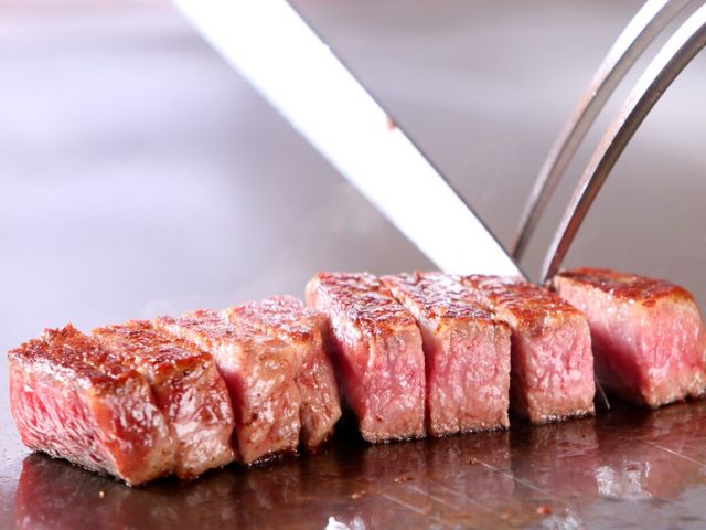 The finest Kobe beef, grilled to perfection by the chef's expert skills