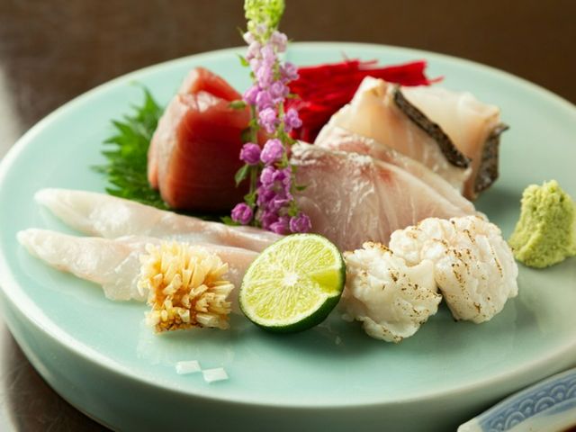 Aged sashimi and carefully selected local sake enjoyed in a hidden gem of an ancient city.