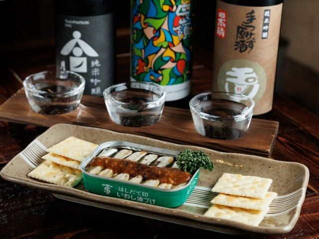 Enjoying Kyoto craft beer and sake in the historic Gion.