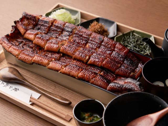 Enjoy the exceptional, carefully selected eel near Nijo Castle