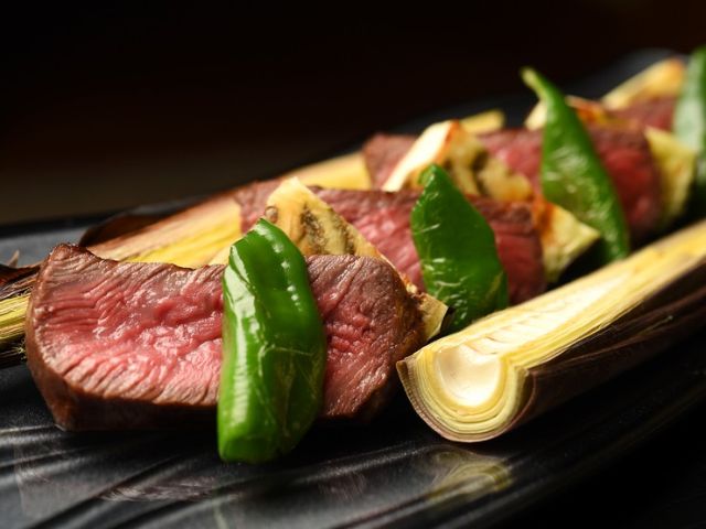 Kyoto cuisine made with Kameoka vegetables, nurtured by beautiful waters and fertile land