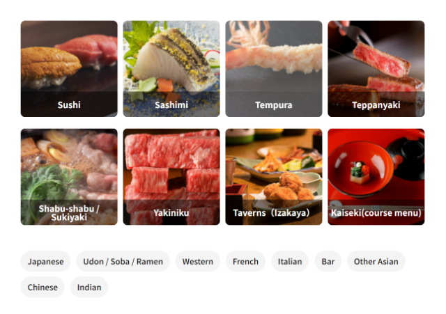 A must-try during your trip to Japan! For enjoying Japanese cuisine, make your reservations online at [SAVOR JAPAN]