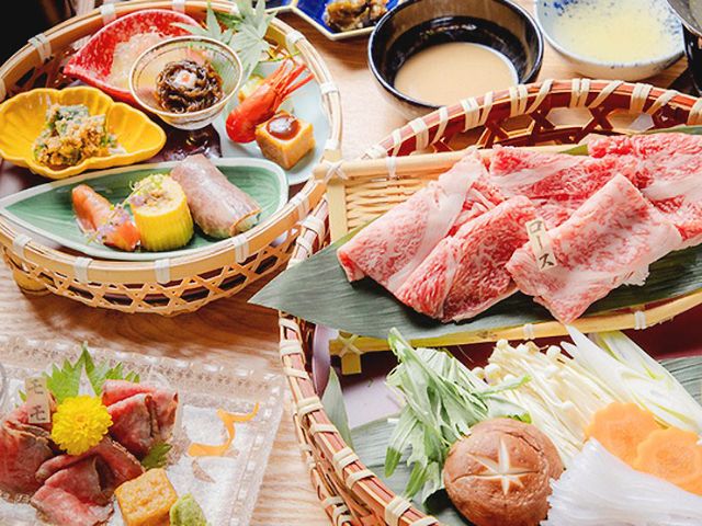 Enjoy the finest brand of beef in the deeply charming inner chambers of Kyoto