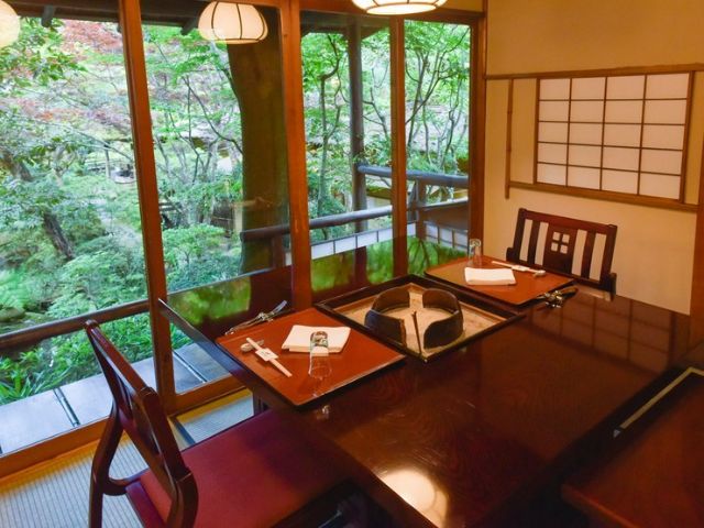 Savor rustic charcoal-grilled cuisine surrounded by panoramic scenery