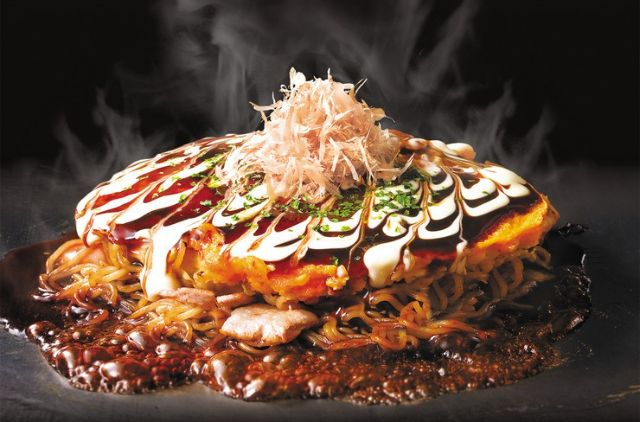 The taste is exceptional because you grill it yourself! Experience your first Okonomiyaki and Monjayaki