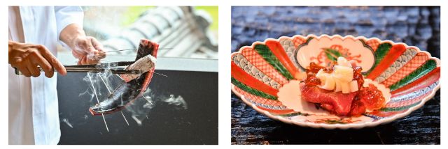 Especially illuminated! Experience an evening tea ceremony hosted by the Matsuo school at the beautifully lit Rokkaen in Kuwana, Mie Prefecture.