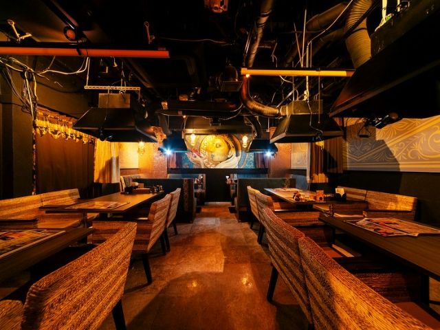 Korean barbecue using high-quality Wagyu beef from Hokkaido in an exotic atmosphere.