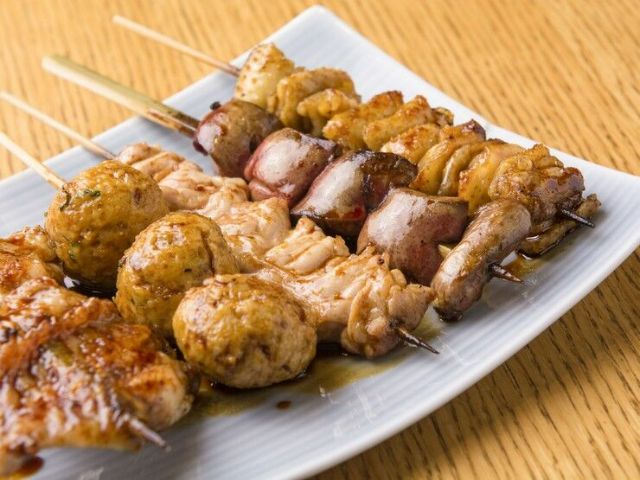 Savor exquisite skewers carefully grilled one by one.