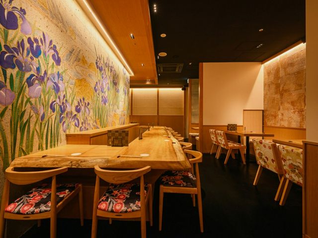 A restaurant in Ginza where one can enjoy high-quality Japanese cuisine.