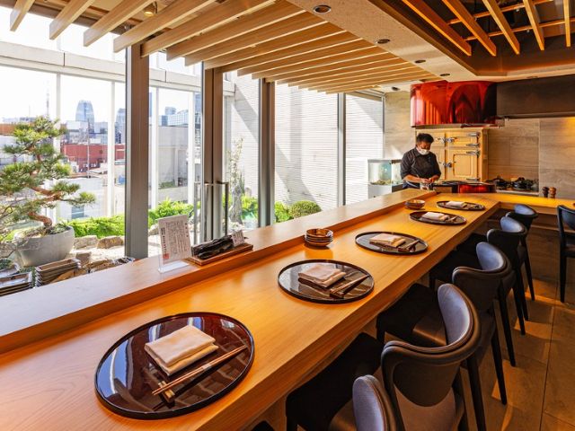 A restaurant in Ginza where one can enjoy high-quality Japanese cuisine.