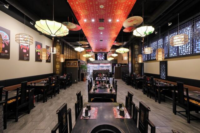 Sichuan Dentou Hinabe Shokukan Main Branch floor