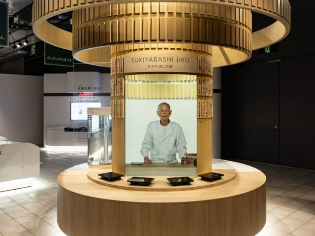 A sushi restaurant looking towards the future