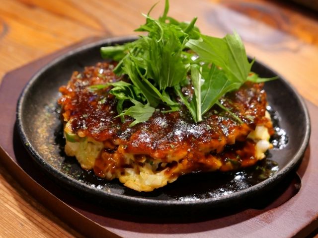 新感覺的「お好み燒」「燒麵」「章魚燒」與葡萄酒一起享受