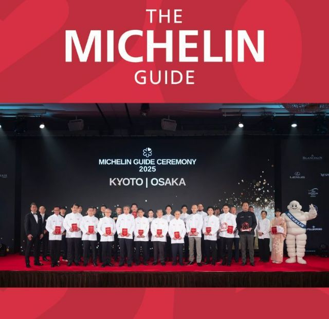 Michelin Guide Kyoto-Osaka 2025 Announced with a Record 469 Restaurants Listed