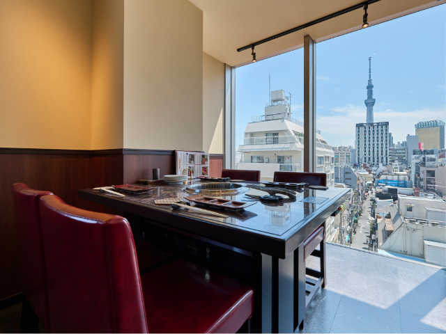 A unique location with spectacular views exclusive to Asakusa