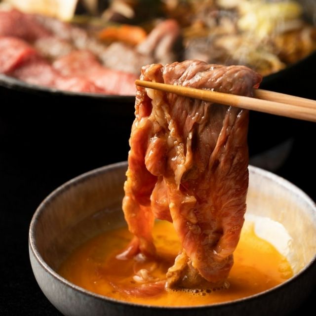 All-you-can-eat premium Wagyu beef at [All-You-Can-Eat Sukiyaki Jyuniten] in Hiroo, Tokyo