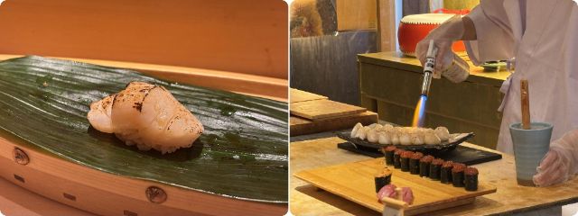 尽情享用高级寿司。在新宿“有楽町かきだ”享受全包式的主厨推荐套餐