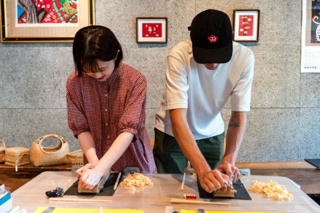 Apprentice for a day! Chopstick making with classical artisan tools in Tokyo