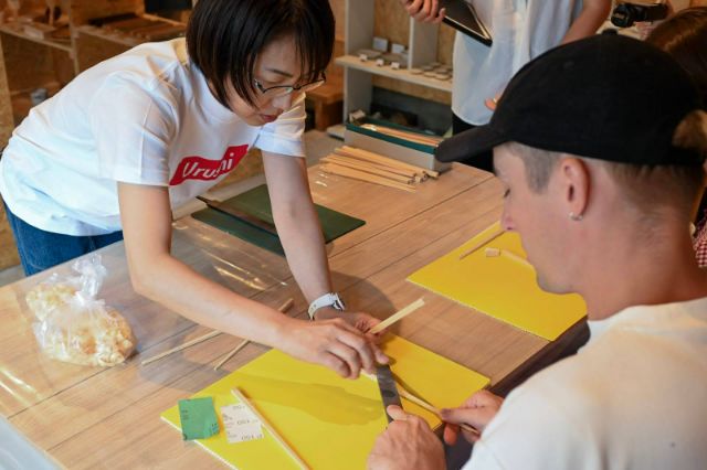 Apprentice for a day! Chopstick making with classical artisan tools in Tokyo