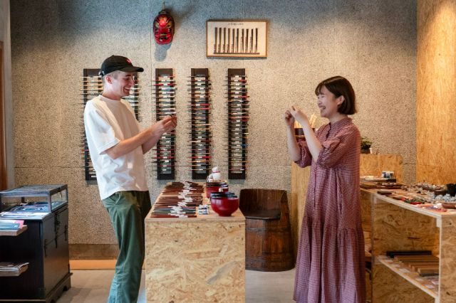 Apprentice for a day! Chopstick making with classical artisan tools in Tokyo