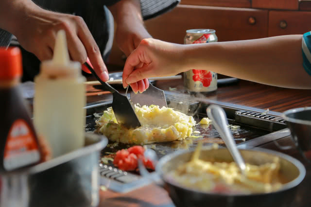 在淺草享用文字燒與大阪燒（所需時間:約1小時）