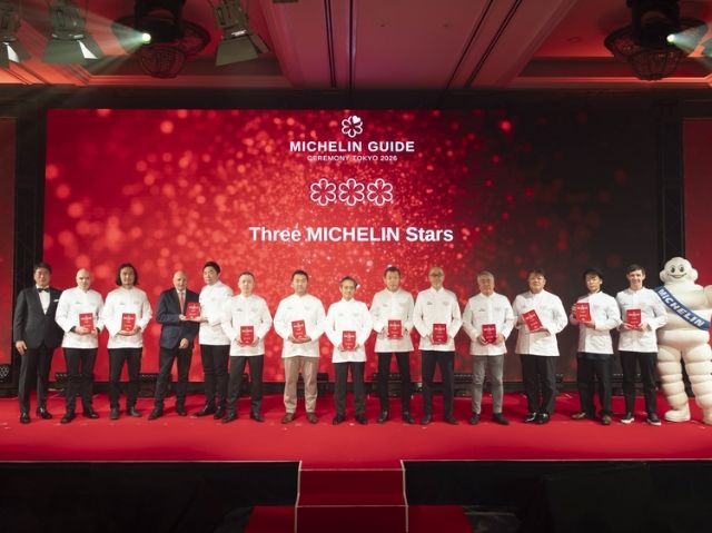 A new three-star restaurant, Japanese Cuisine "Meiseki", has been born. Three restaurants have achieved this for 19 consecutive years.