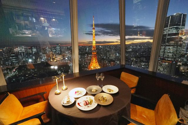 【東京夜景約會必訪餐廳】XEX ATAGO GREEN HILLS｜能看到東京鐵塔的高空浪漫晚餐，紀念日首選餐廳