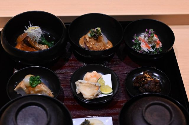 Traditional Japanese Breakfast at Ginza Inaba