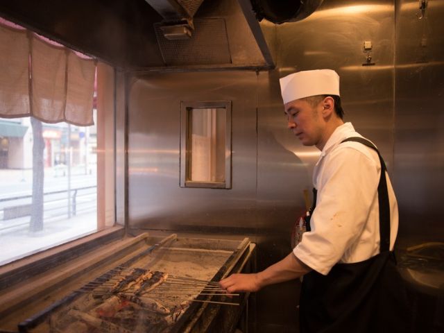 Hitsumabushi Washoku Bincho Nakasu Kawabata location in central Fukuoka
