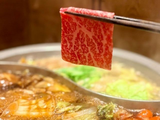 [東京・銀座]1萬円で神戶牛的“出汁しゃぶ＆すき鍋”を堪能