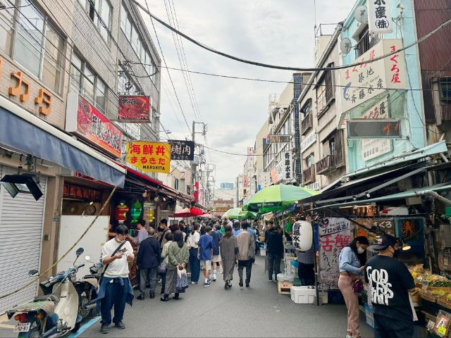 1. 第三站:場外市場路地裏散策