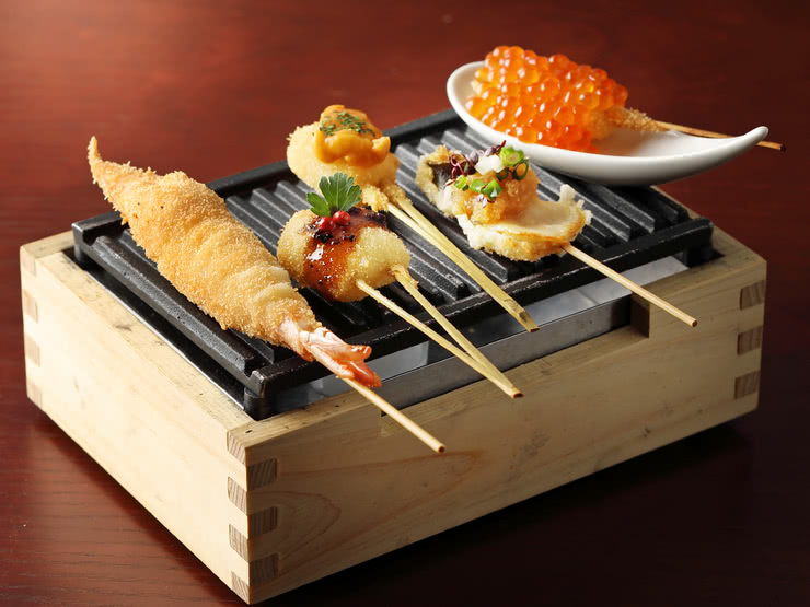 Enjoy the Seasonal Ingredients! 10 Great Spots for Eating Kushiage in Tokyo