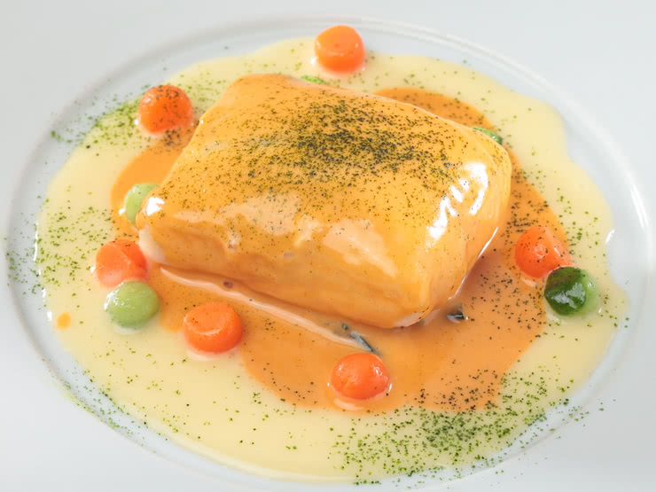 12. Fukujuen Kyotohonten Sankai "Kyo no Chazen" (Shijo / French Cuisine)