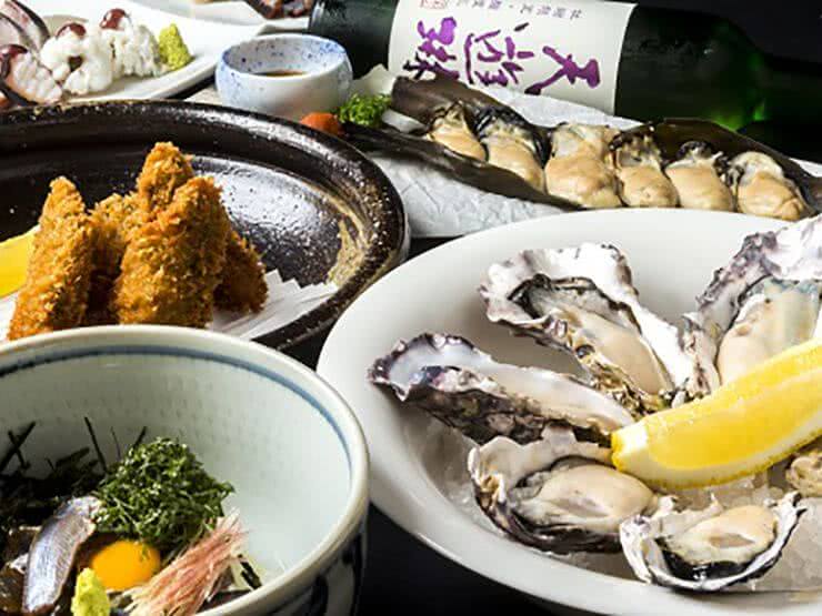 提供廣島名產「牡蠣」的嚴選名店