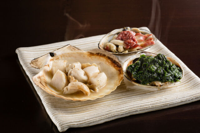 Yakigai Akoya cuisine