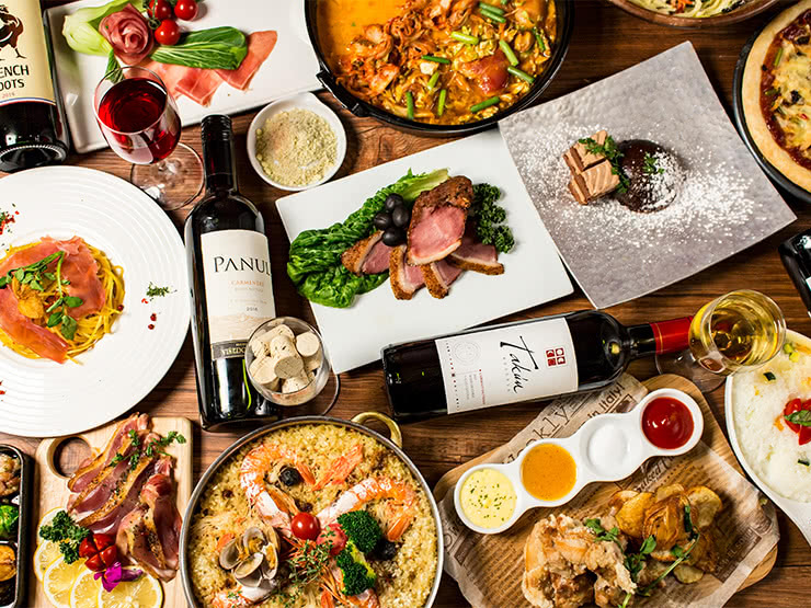 9.包廂AQUARIUM RESORT　青之洞窟　難波店（餐飲吧總匯）