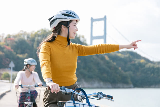 4.在島波海道享受自行車騎乘